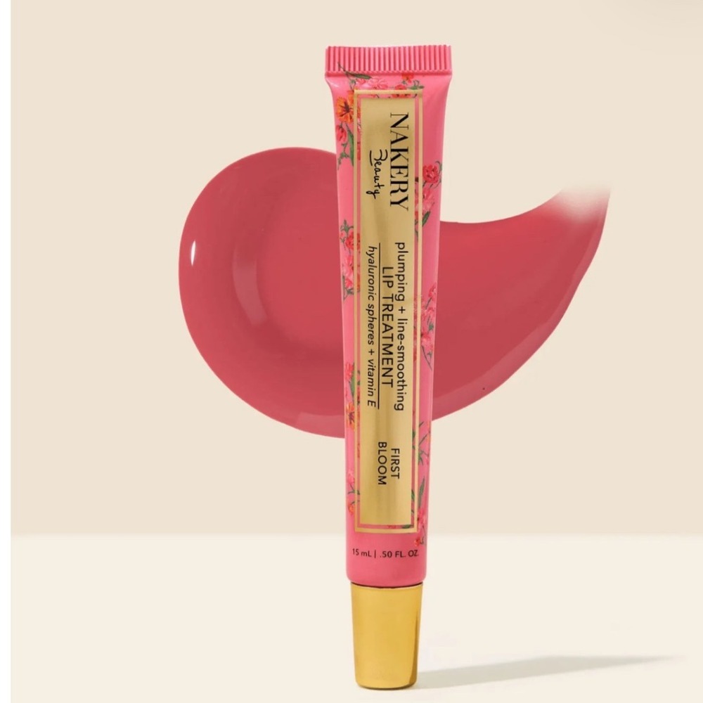 Nakery Beauty First Bloom Plumping Lip Treatment Hyaluronic Spheres Vitamin E